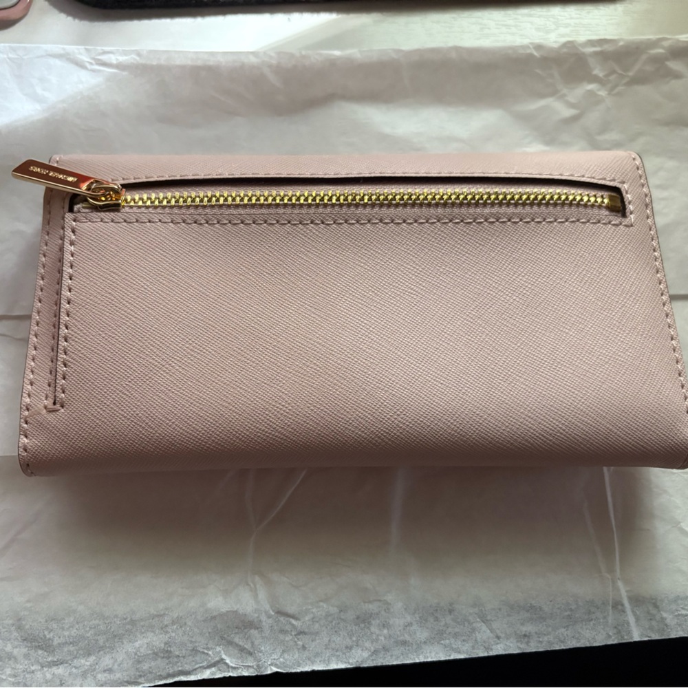 Michael Kors Blush Pink Wallet trifold - Picture 3 of 5